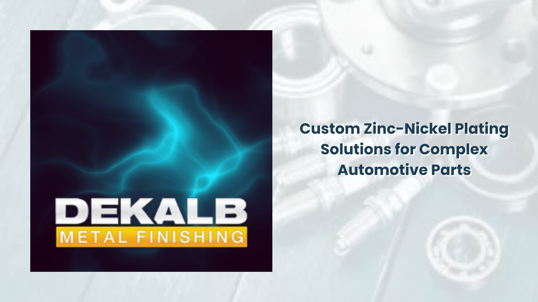 Custom Zinc-Nickel Plating