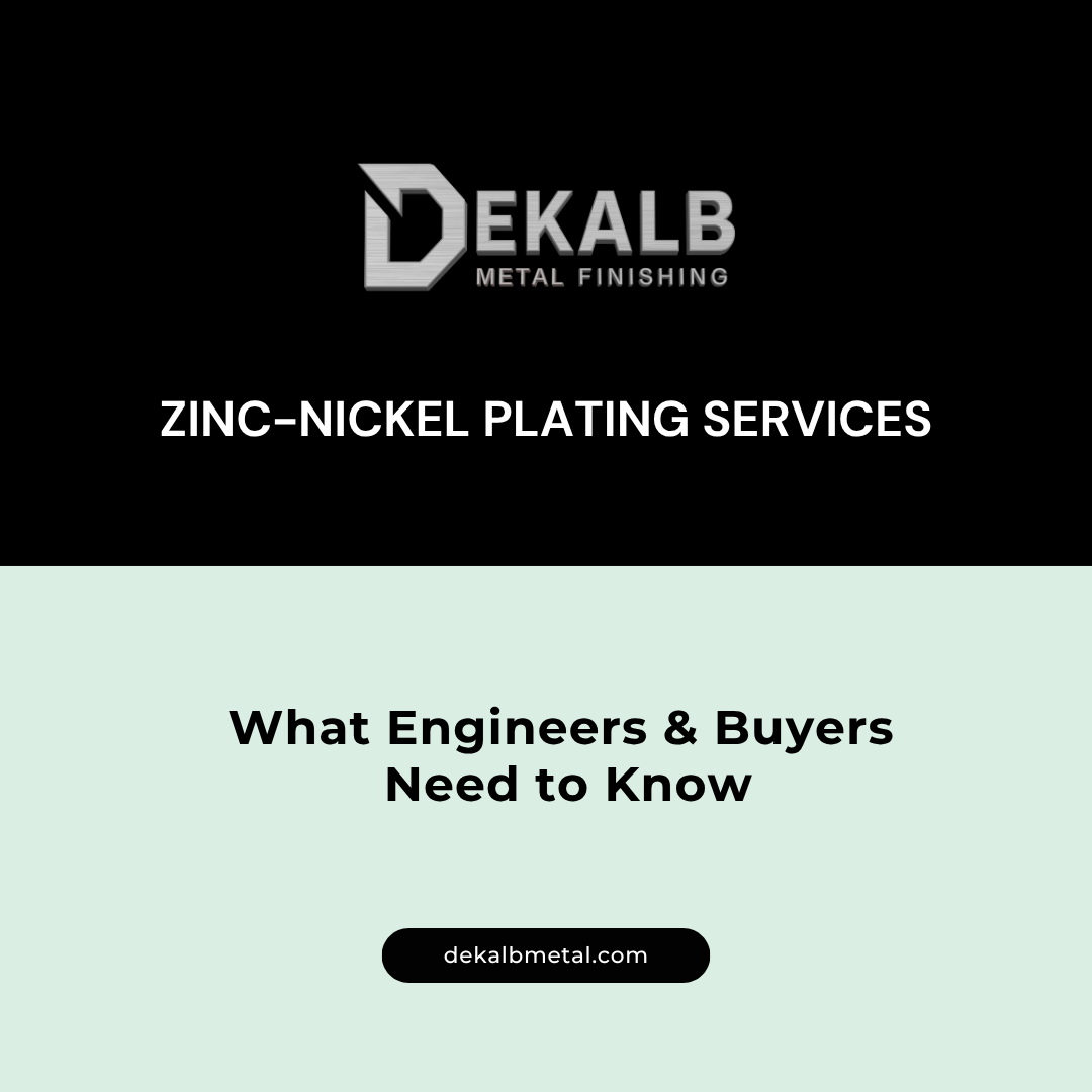 Zinc Nickel Plating Services FAQs for Engineers and Buyers